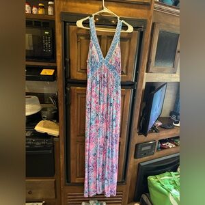 Lilly Pulitzer maxi dress size 6 excellent used condition